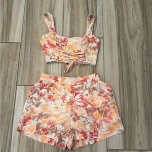 Abercrombie & Fitch Floral Linen Set